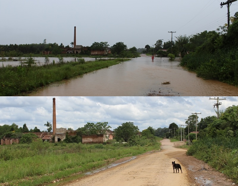 antes e depois enchente são francisco