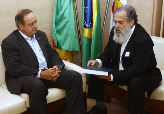 Ex-prefeito de São Sepé esteve reunido com o secretário estadual de Educação