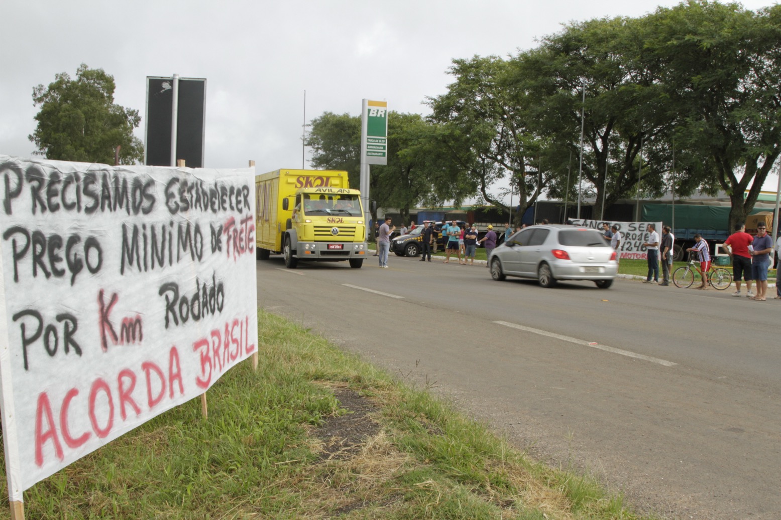 Professores de São Sepé anunciam adesão ao protesto dos caminhoneiros na BR 392