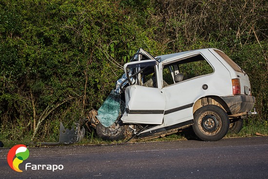 Homem morre em acidente de trânsito na BR 392, em Caçapava do Sul