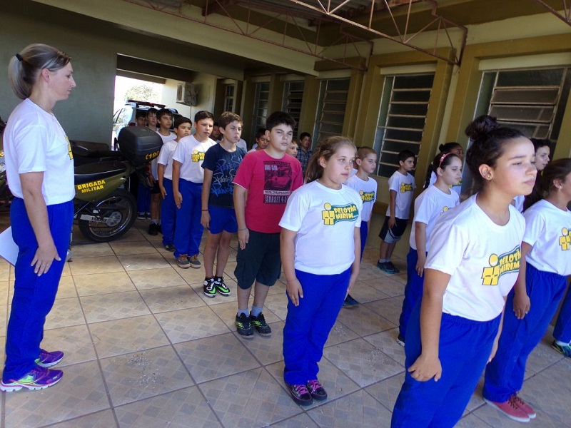 Com 40 alunos, Pelotão Mirim retoma atividades em São Sepé