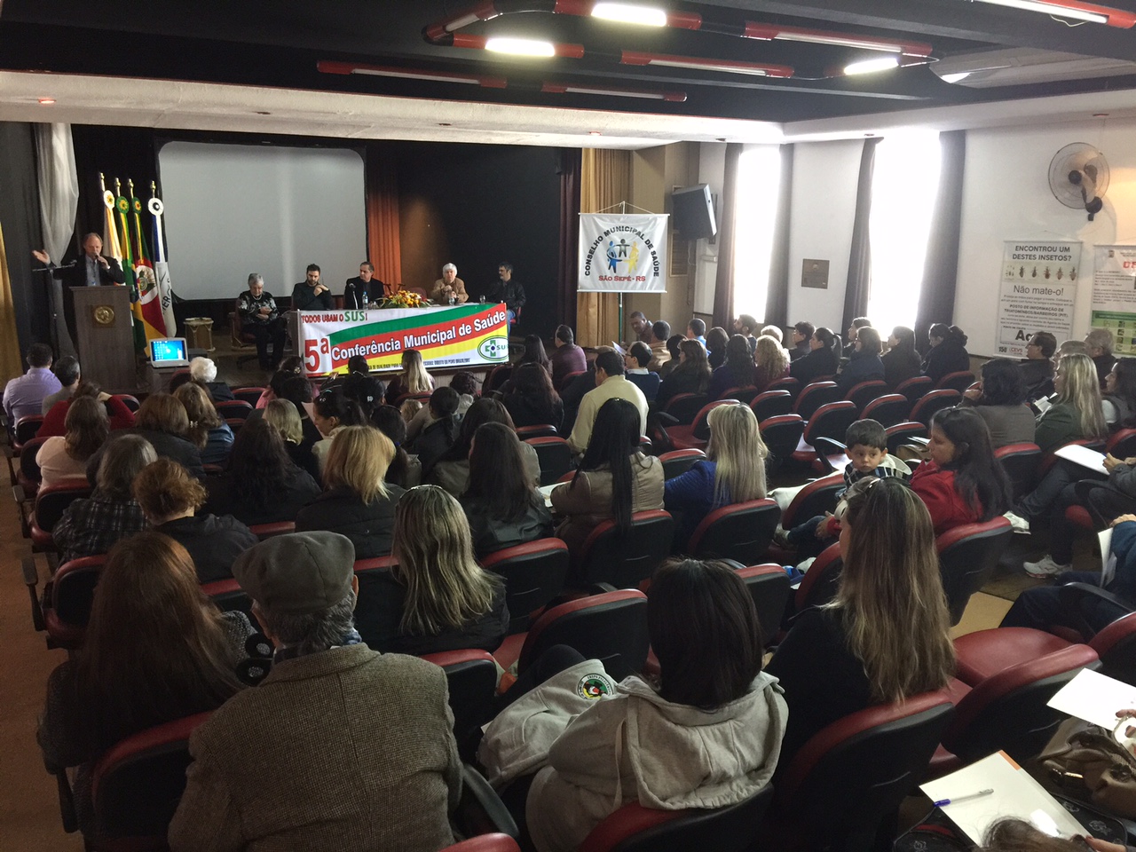 Profissionais da saúde de São Sepé participaram de Conferência na sexta-feira