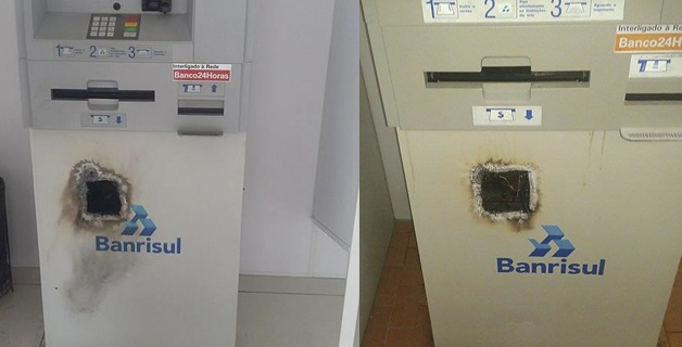 caixas eletronicos arrombados restinga seca