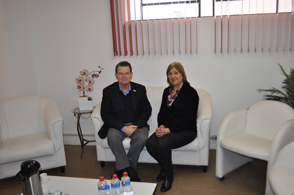 presidente da fecomercio e isabel ineu