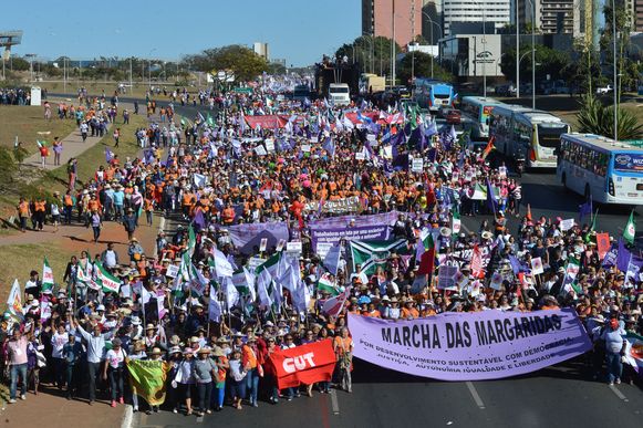 Sindicato dos Trabalhadores de São Sepé participou da Marcha das Margaridas, em Brasília