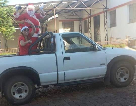 Papai Noel percorrerá os bairros de São Sepé distribuindo balas e pirulitos