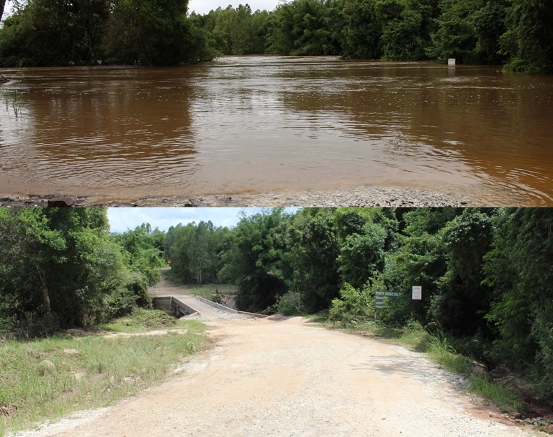 ponte do fraga antes e depois