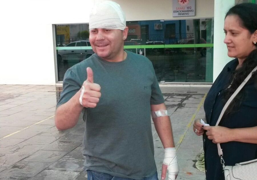Policial que foi baleado no interior de Vila Nova do Sul recebe alta do hospital