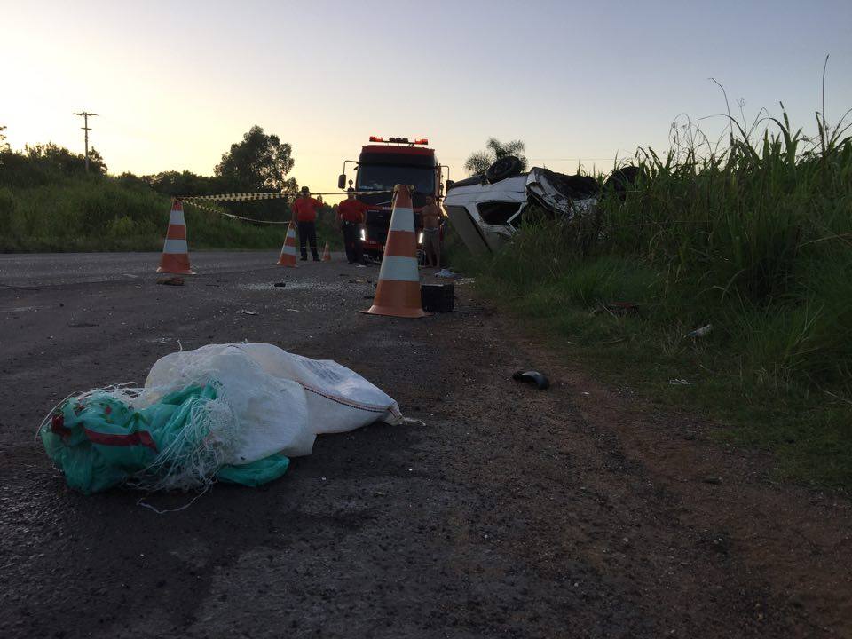 Duas pessoas morrem em acidente na BR-392, em São Sepé