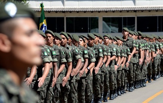 Jovens aspirantes ao Exército participarão de seleção no dia 11 de fevereiro