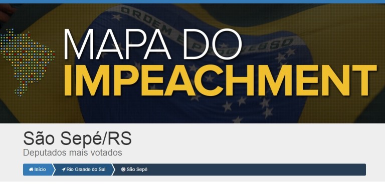 Veja como os deputados mais votados em São Sepé se posicionaram no processo de Impeachment