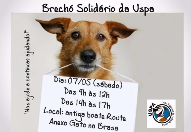 Brechó Solidário da USPA acontece no próximo sábado