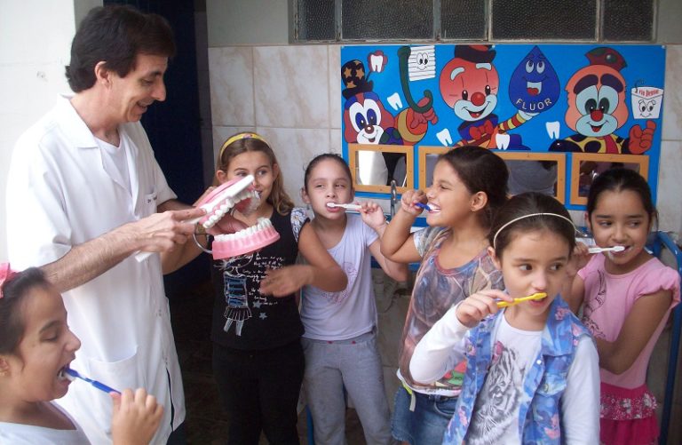 Crianças de São Sepé recebem ações do programa Sesc Sorrindo para o Futuro