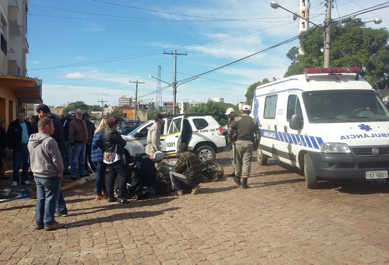 Dois acidentes são registrados no mesmo horário em São Sepé