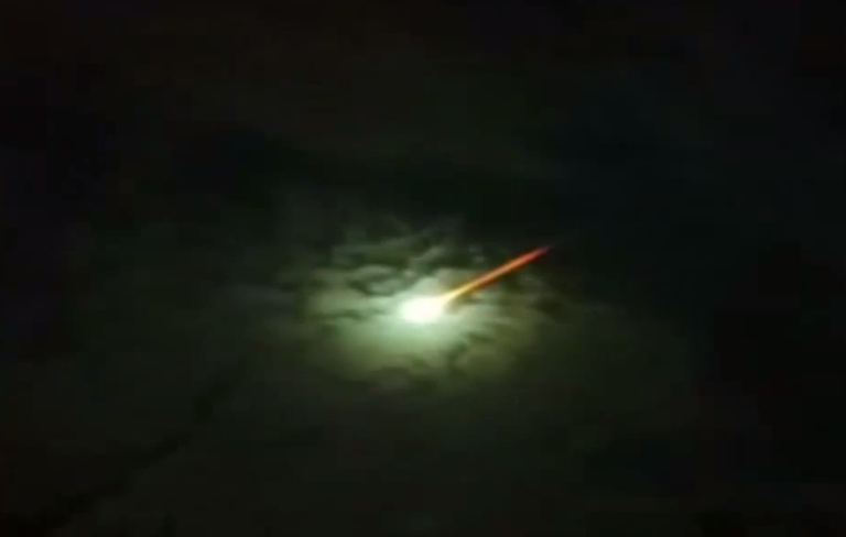 Moradores do interior de São Sepé também avistaram clarão no céu no início da manhã