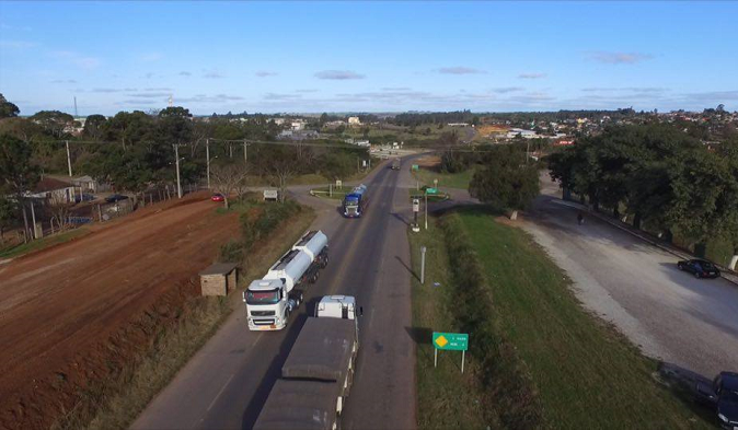 Quase 900 caminhões transitaram por dia entre São Sepé e Santa Maria em 2015