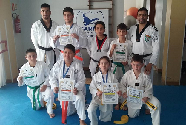 Clube Garra realizou troca de faixas no Taekwondo e Hapkido