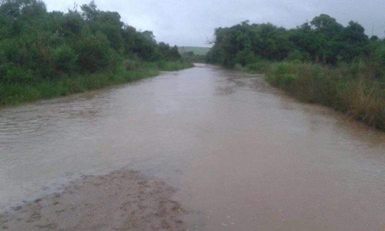 Fluxo é liberado na localidade dos “Passinhos”, no interior de São Sepé