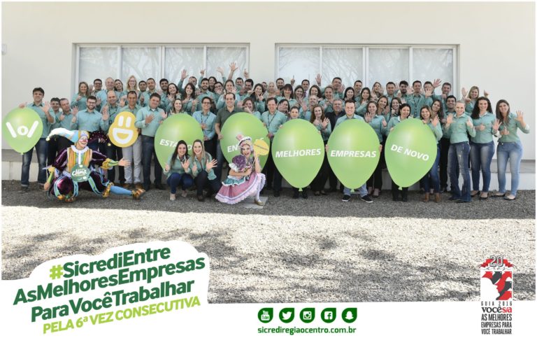 Sicredi é eleita uma das 150 melhores empresas para se trabalhar