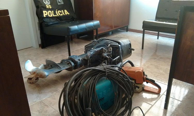 Polícia Civil de Formigueiro recupera equipamentos que podem ter sido furtados