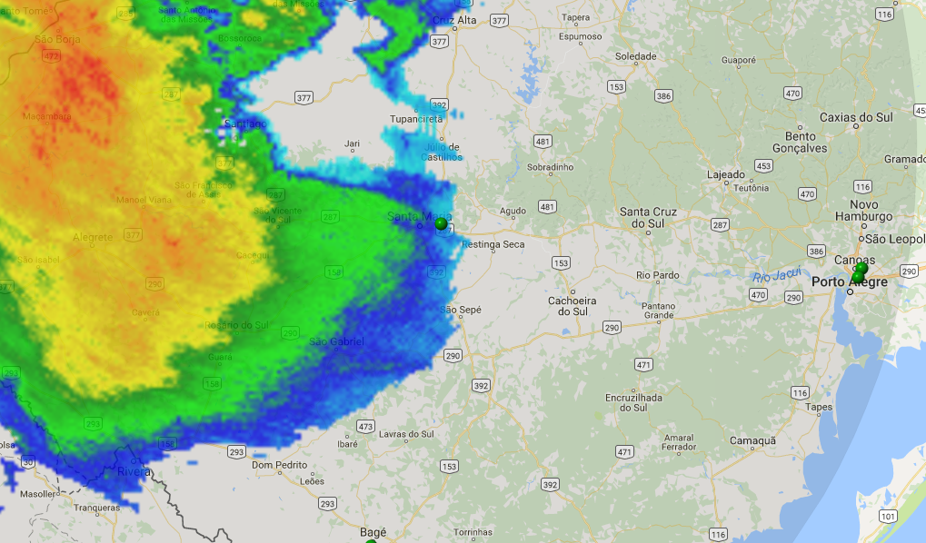 Foto: reprodução/REDEMET