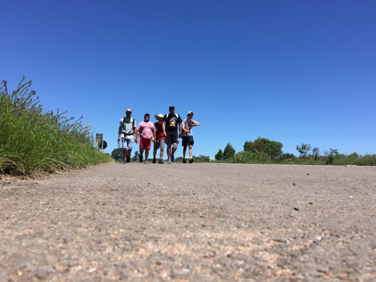 Jovens de São Sepé iniciam caminhada para participar da 73ª Romaria da Medianeira