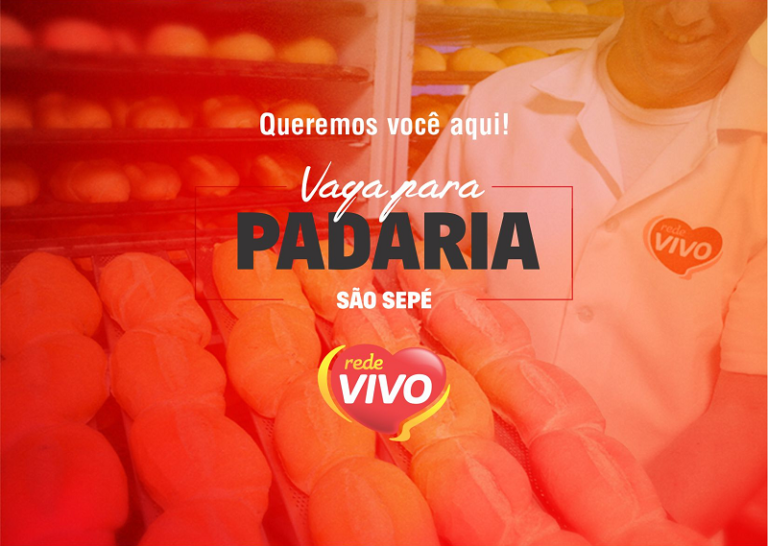 Supermercado Rede Vivo de São Sepé abre vaga para o setor de padaria