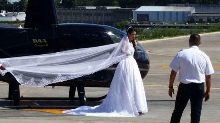 Perícia apura queda de helicóptero que matou noiva a caminho do casamento