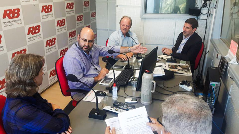 Prefeito de São Sepé participou de debate na Rádio Bandeirantes em Porto Alegre