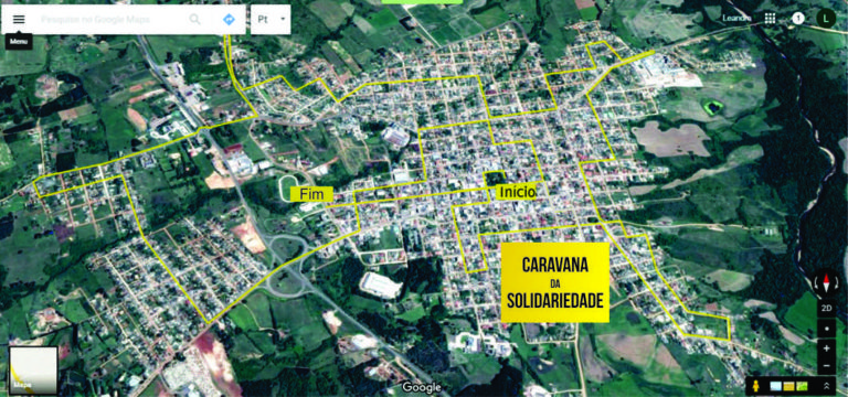Caravana da Solidariedade percorre bairros de São Sepé neste sábado