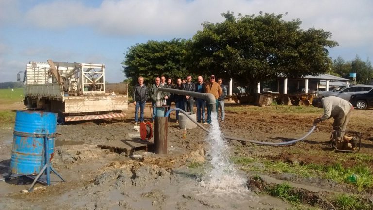 Agropecuarista encontra fonte de água mineral em São Sepé