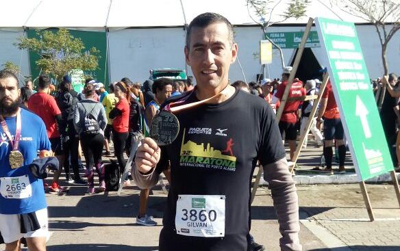 Pela terceira vez, atleta sepeense conclui Maratona Internacional de Porto Alegre