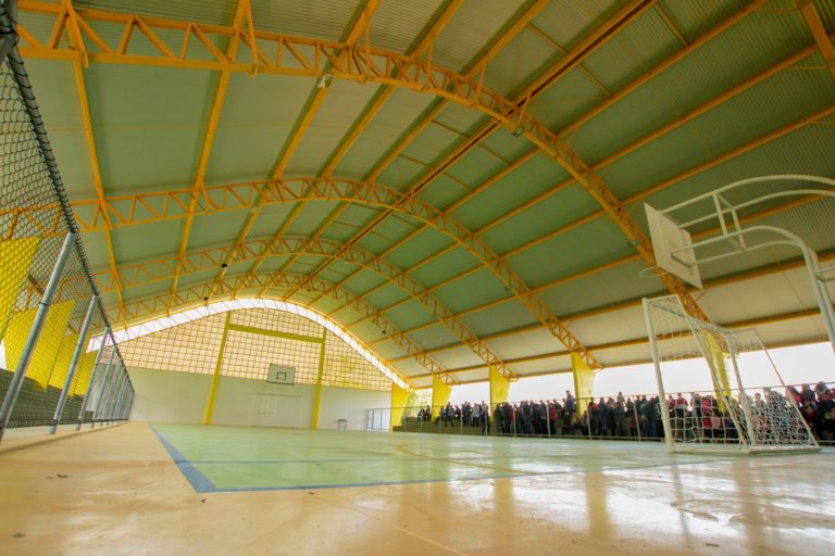 Escola do interior de São Sepé recebe ginásio coberto