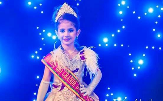 Sepeense de 7 anos vence concurso Miss RS Infantil Top