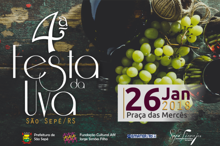Festa da Uva de São Sepé acontece em janeiro de 2018