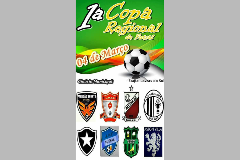 La Máquina participa de Copa Regional de Futsal neste domingo