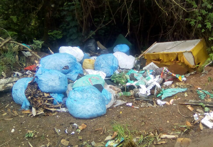 Descarte irregular de lixo às margens do Rio São Sepé preocupa moradores