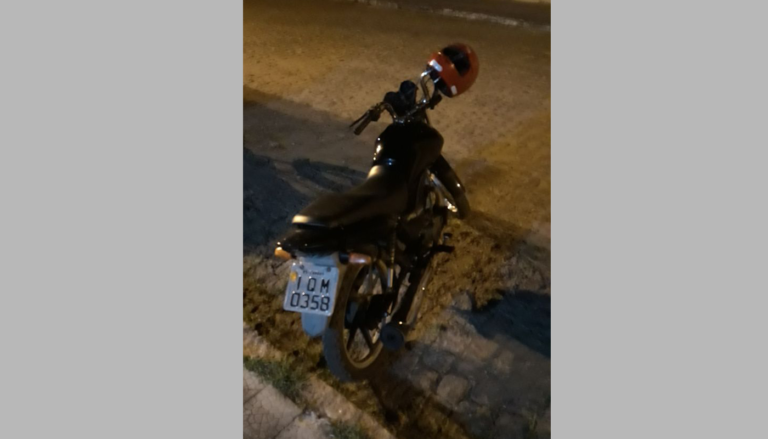 Brigada Militar de São Sepé apreende motocicleta furtada em Canoas
