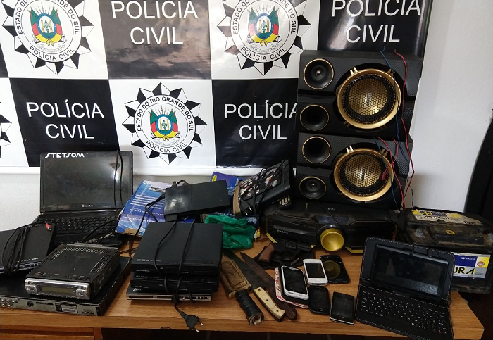 Polícia recupera objetos furtados em São Sepé