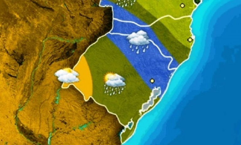 Chuvas retornam ao Rio Grande do Sul a partir de quinta-feira