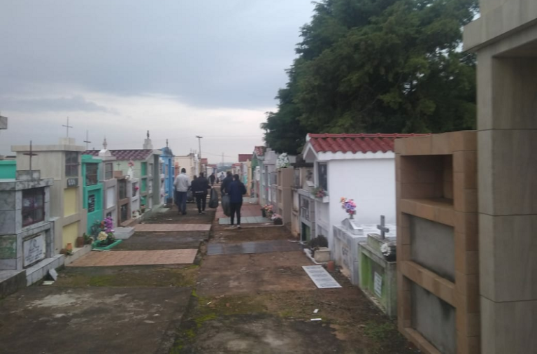 Grupo realiza mutirão contra o mosquito Aedes aegypti no cemitério de São Sepé