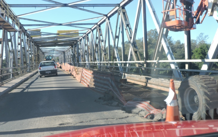 Ponte do Fandango seguirá com trânsito liberado em Cachoeira do Sul