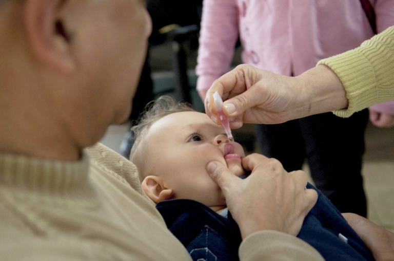 Vacinação contra a poliomielite inicia quinta-feira (11) em São Sepé