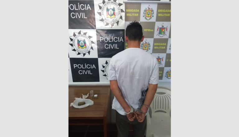 Polícia faz prisão e apreende drogas no Bairro Santos