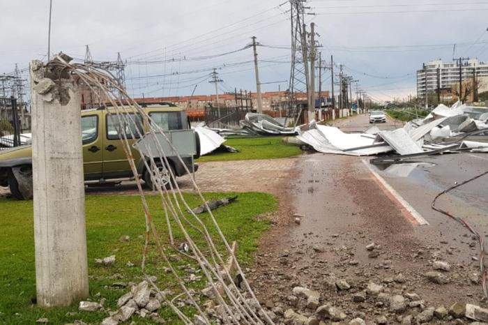 16 cidades tiveram estragos causados pelos ventos e temporais recentes