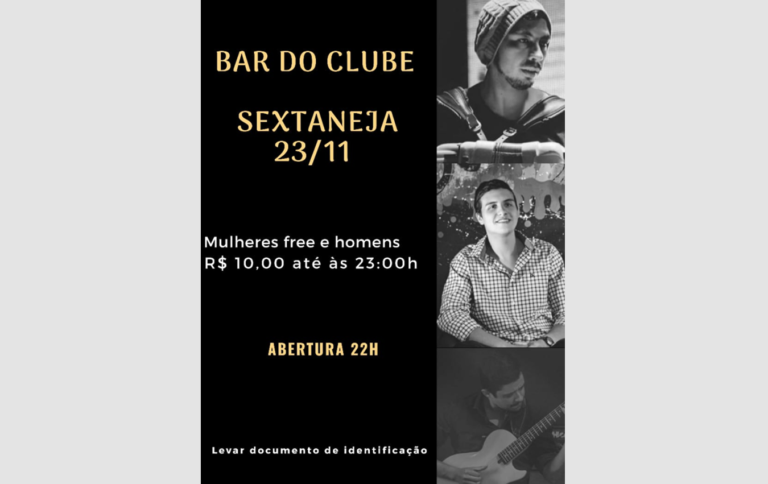 Bar do Clube tem “Sextaneja” nesta semana