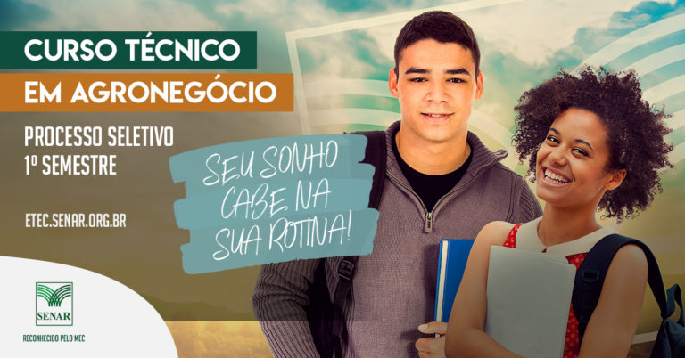 Curso técnico em Agronegócio está com inscrições abertas