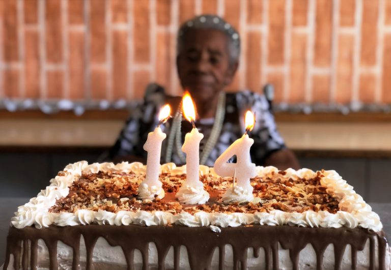 Vovó centenária de São Sepé celebra 114 anos de idade