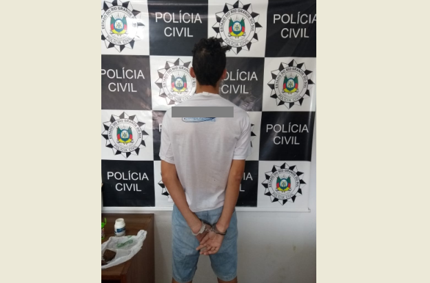 Homem é preso com drogas no Centro de São Sepé