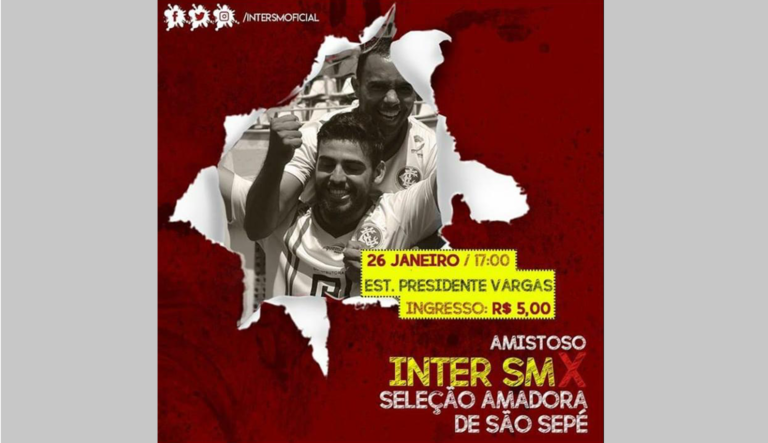 Seleção de São Sepé joga contra o Inter SM neste sábado